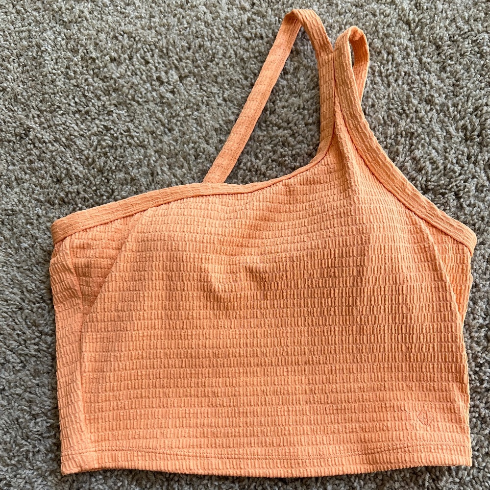 Tavi Seersucker One Shoulder Bra